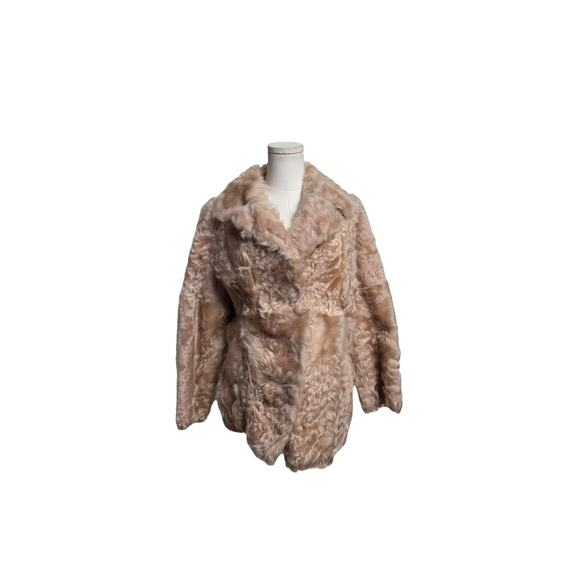 Blush Vintage Fur Jacket - Picture 1 of 6